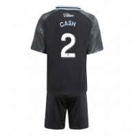 Aston Villa Matty Cash #2 Vonkajší Detský futbalový dres 2025-26 Krátky Rukáv (+ trenírky)